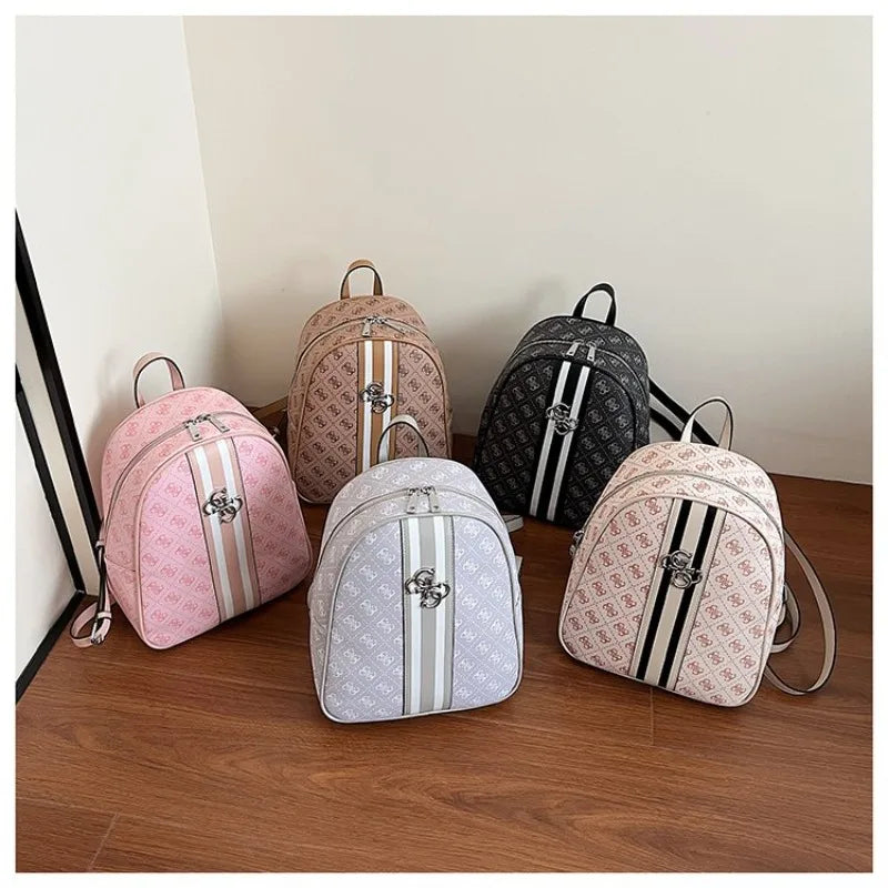 Elegant Solid Color Diaper Bag Ladies Niche Designer Handbag Top Layer Leather Crossbody Shoulder Purse Tote Messenger Bag