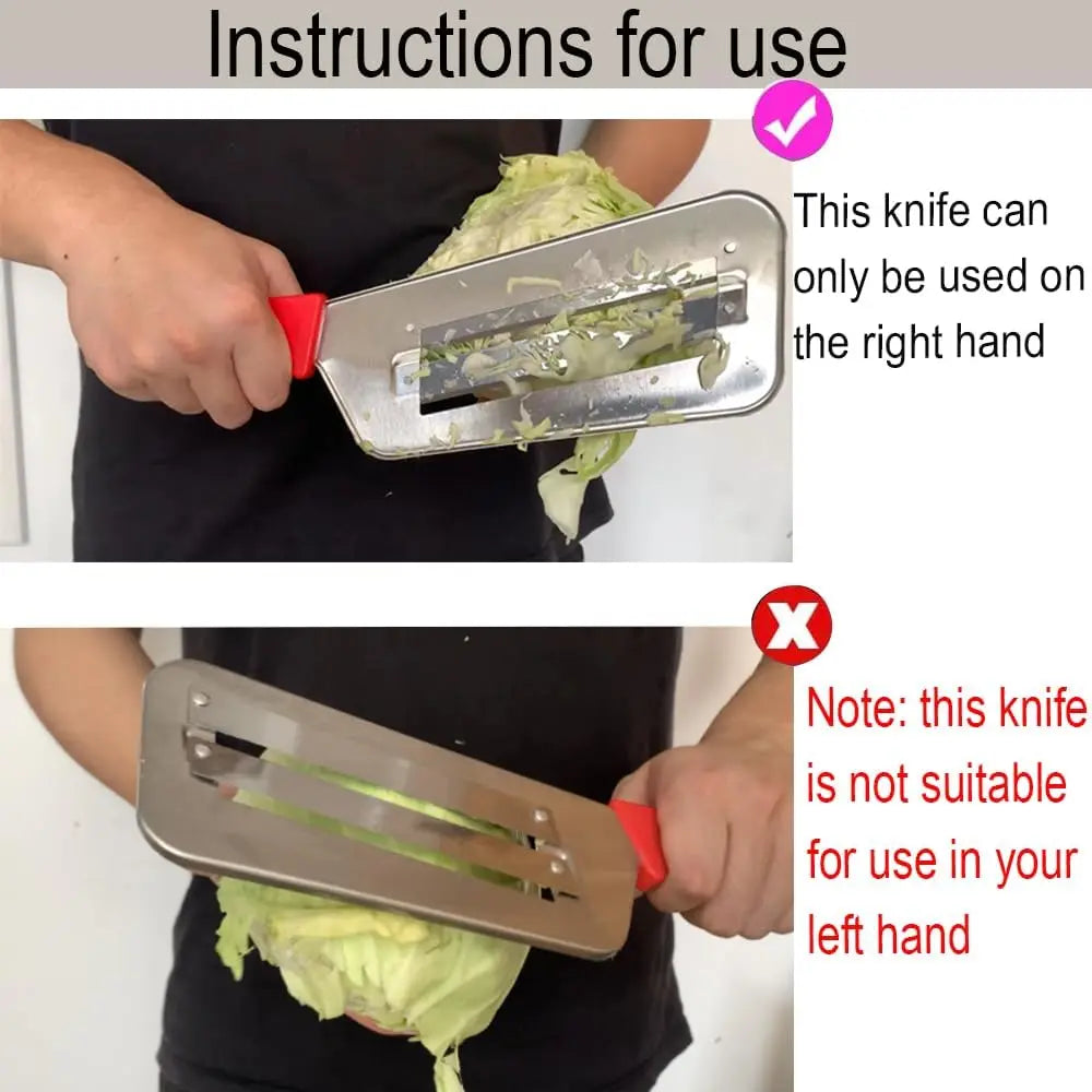 Cabbage Shredder Double-blade Planer Vegetable Graters Knife Slicing Hand Slicer Manual Cabbage Lettuce Cutter Kitchen Gadgets