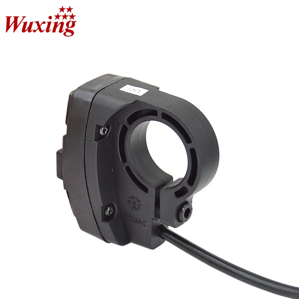 Wuxing KG-336-B 12V-52V Electric Bike Scooter Light Three-in-one Switch Frontlight+Horn+Turning Light Switch Diy Parts