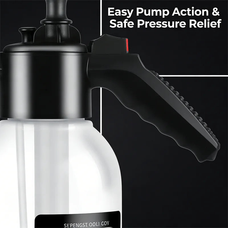 Quick Clean Car Wash Foam Sprayer Pneumatic Handheld 2L Car Home Disinfectant Water Bottle High Pressure Foam Convenient