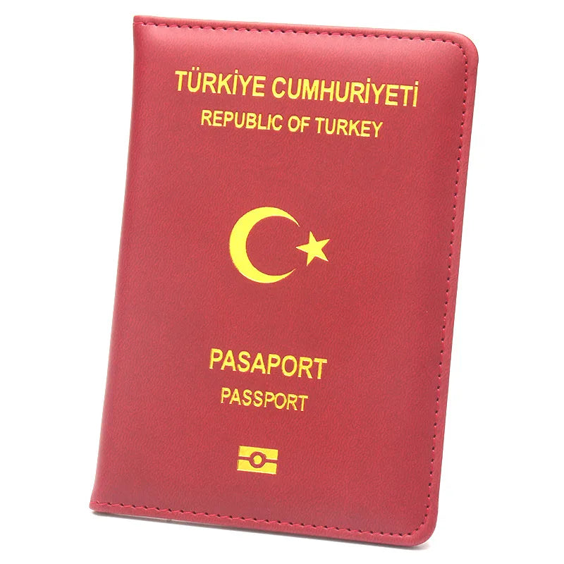 High End Leather Passport Holder Passport Protection Cover Passport Case Plane Ticket Holder Id Card Holder Travel Accessories