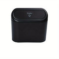 Hanging Trash Can, Hand & Letter Graphic Plastic Car Hanging Trash Bin, Multifunctional Hanging Storage Box, Small Garbage Can