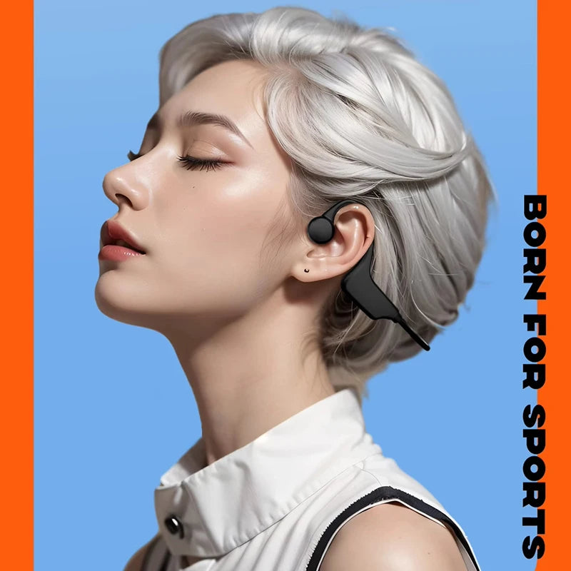 Lenovo Bone Conduction Headphones Waterproof MP3 Bluetooth5.4  IPX8 Wireless Headphones With Mic Swimming Sports Fitness NEW
