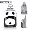 1-Piece Set of Children's Luggage That Can Be Used as a Ride-On Suitcase and Carry-On Travel Suitcase, a Travel Essential That Can Be Disassembled, Suitable for Children Aged 2-12
