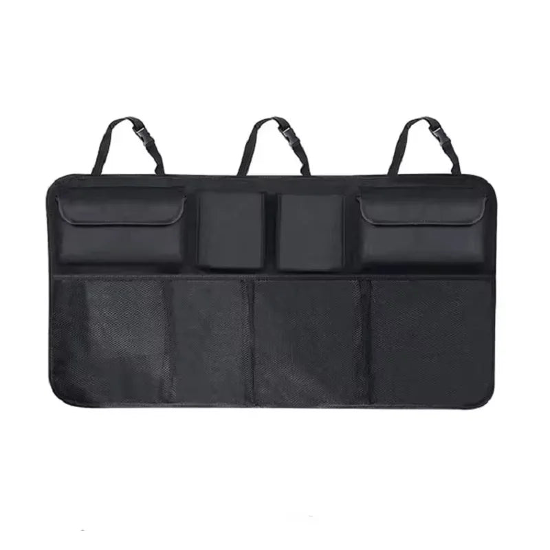 Car Trunk Organizer Universal Adjustable Backseat Storage Bag Net High Capacity Hanging Organizers for Jeeps SUVs Vans