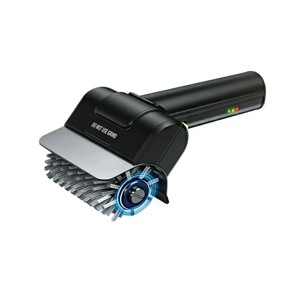 Portable Electric Grill Brush High Speed Handheld Roller Grill Cleaner Brush Detachable Efficient BBQ Cleaning Brush
