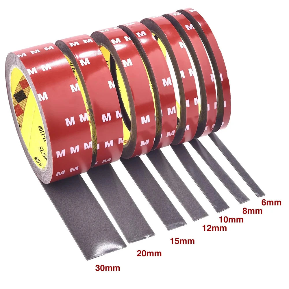 Extra Strong Double Sided Adhesive Tape Waterproof Acrylic Foam Adhesive Tape For Car Home High Temperature Fixing Sticky Tape