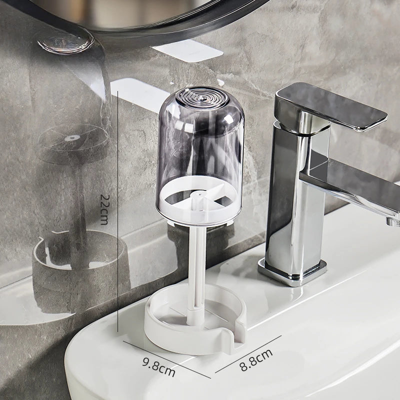 A Bathroom Dustproof Toothbrush Cup Holder, Waterproof Toothbrush Holder, Toothbrush Toothpaste Sorting Rack