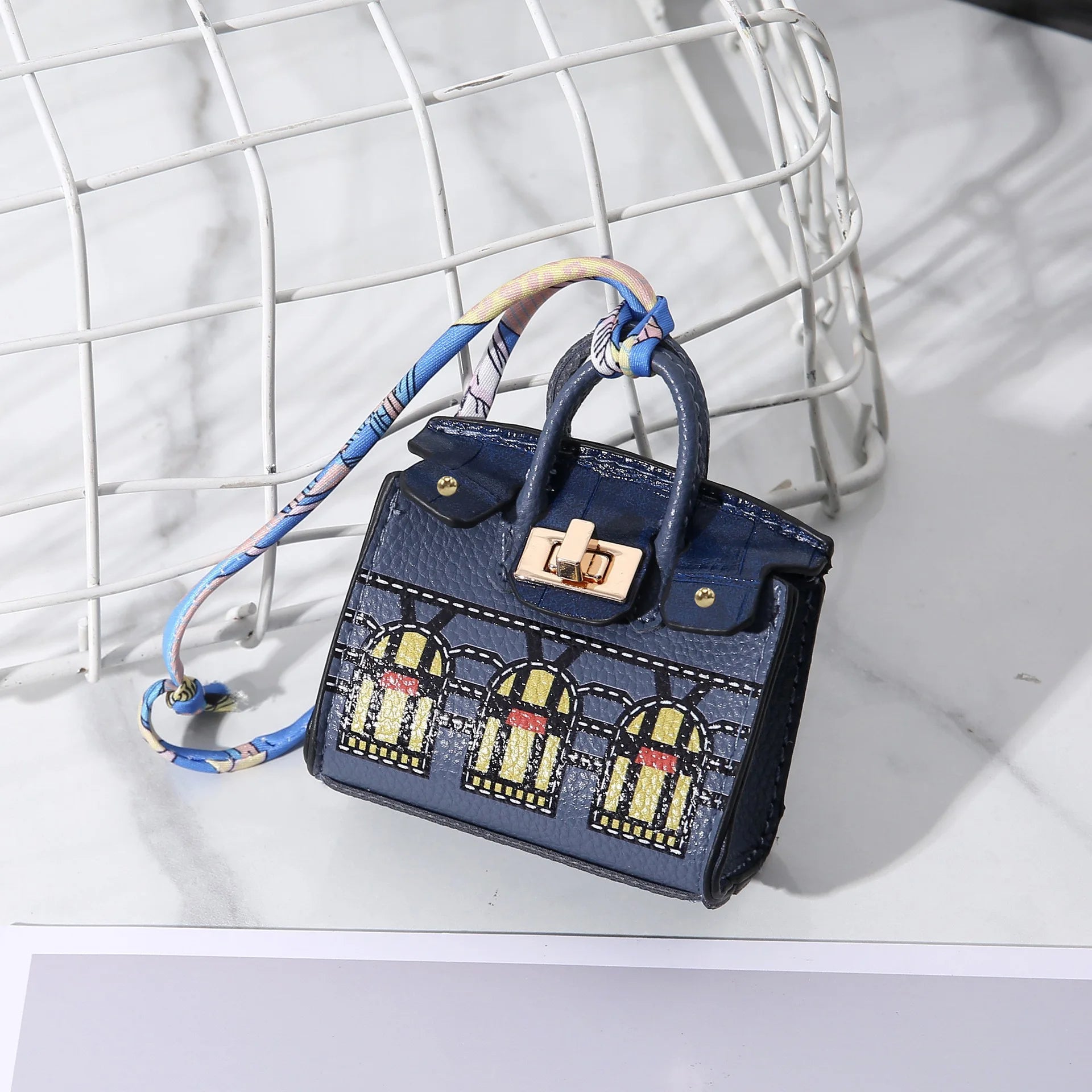 New Mini House Small Bag, Handheld, Portable, Hand Rope, Bluetooth Earphone Bag, Zero Wallet, Multi Functional Small Bag