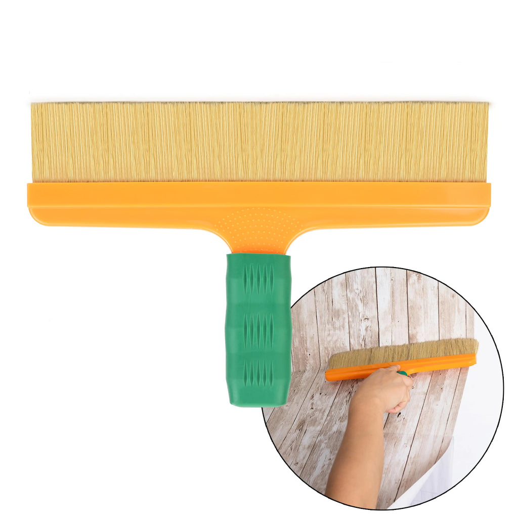 FOSHIO 12'' Professional Bristle Hair Brush Wrapping Film Tool Car Wash Window Tinting Wallpaper Decal Pasting Handheld Smoother