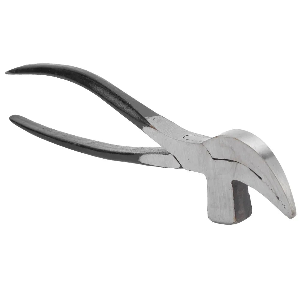 Professional Stainless Steel Leather Craft Tool Pincers Design Silver Cobbler Pliers Metal Hammer Shoemaking Pliers Shoemaking