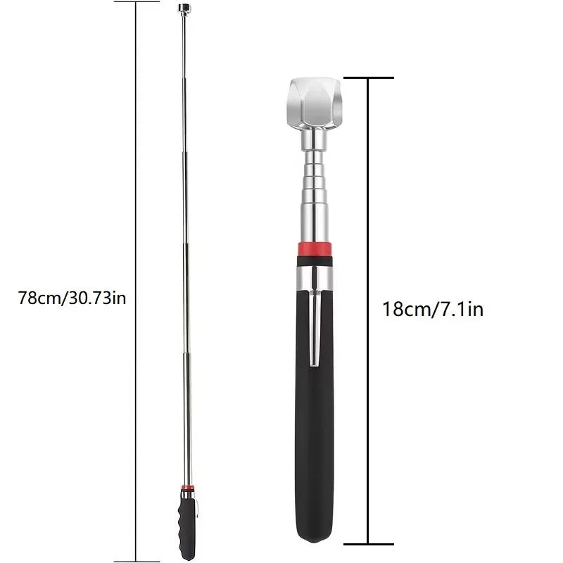 Heavy-Duty Magnetic Pick-Up Tool with Telescopic Rod 16 Strong Magnetism for Car And Home Use