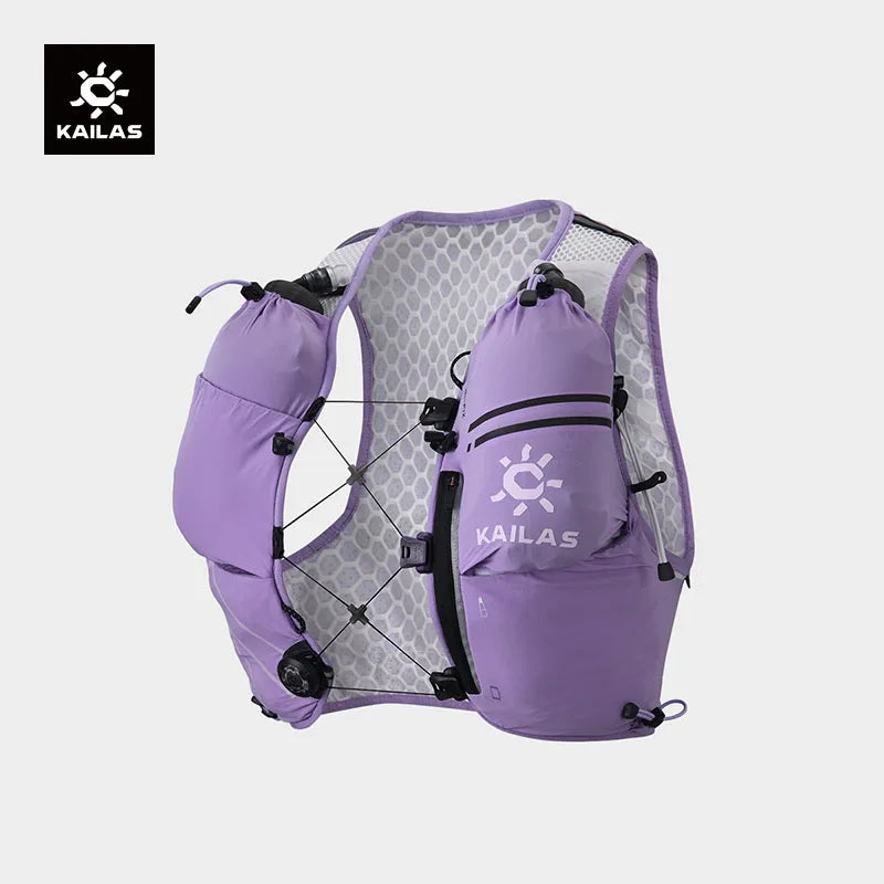 KAILAS FUGA AIR 7L Women Travel Marathon Trail Running Hiking Cycling Backpacks with Dual Soft Water Bottles KA2554006
