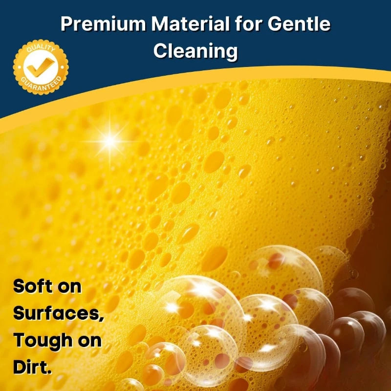 Car Sponges Pack of 9 - Large Washing and Cleaning Supplies for Auto Care