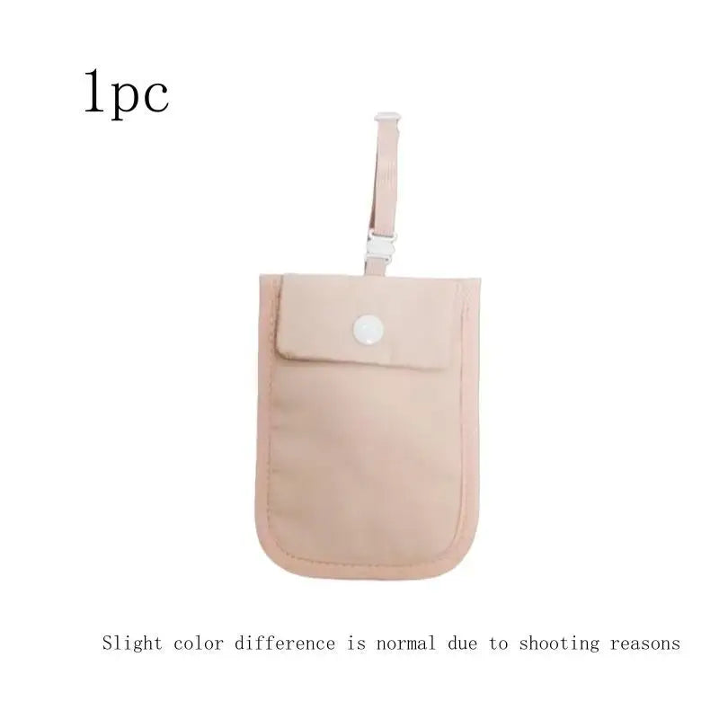 Undercover Bra Wallet Under Clothes Adjustable Money Belt Pouch Secret Travel Pocket Flap Small Storage Bag Outdoor Accessories