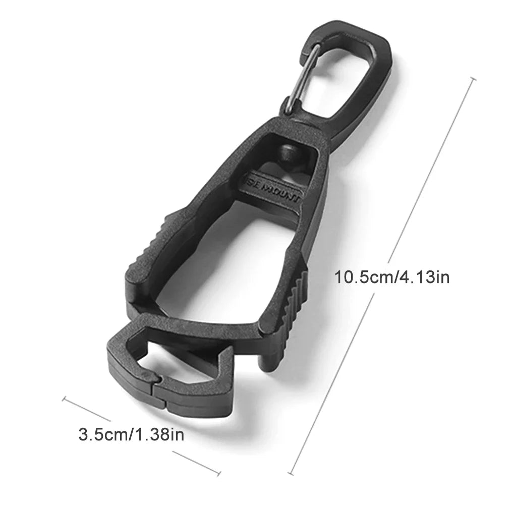 Multi-purpose Safety Work Glove Clip Anti-drop Glove Holder Belt Clamp for Construction Workers Outdoor Protective