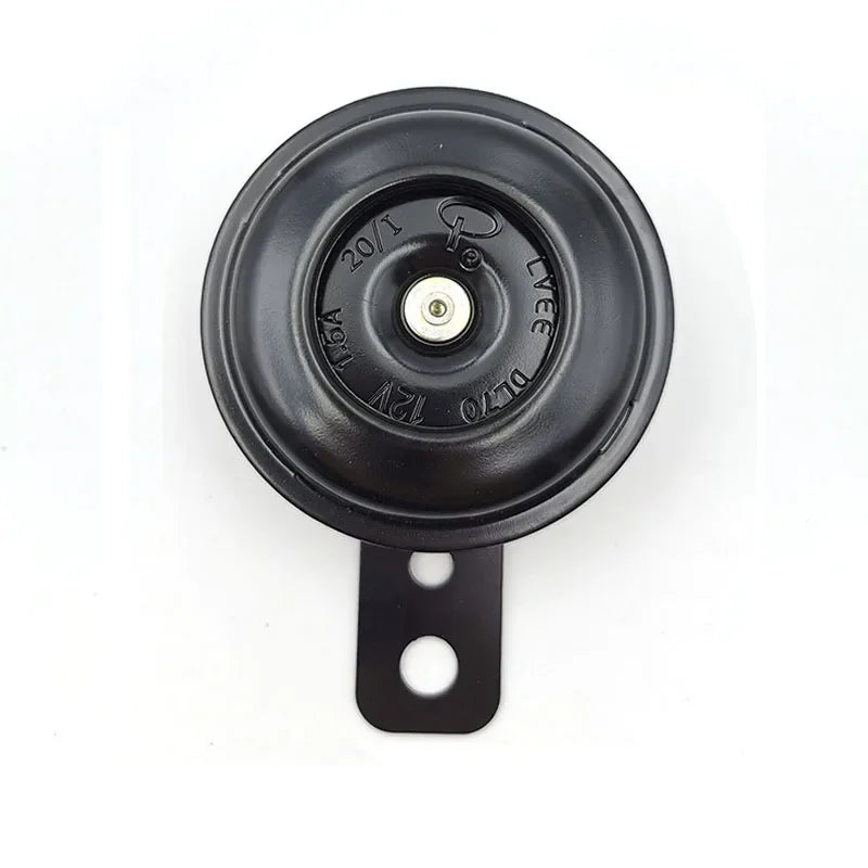 Universal Motorcycle Horn 12V 48V 60V E-Bikes Motorcycle Electric Horn Kits Waterproof Round Loud Horn Speaker