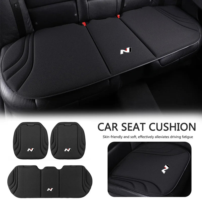 Car Front Rear Seat Cushion Cover Breathable Pads Protective Mat For Hyundai N Avante Sonata Elantra i30 i20 Tucson N Line
