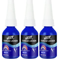 Threadlocker Blue/Red removable Universal Threadlocking compound Anaerobic adhesive Sealant For Bolts/Nuts/Fasteners - Prevents Loosening/Corrosion, oil-resistant, high-temperature resistant Assemblies.