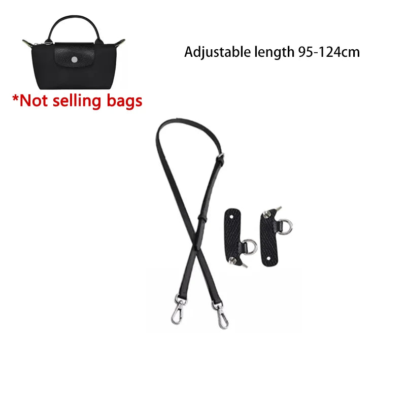 Mini Bags Leather Shoulder Strap Fit For Longchamp Mini Pouch Adjustable Crossbody Small Bag Accessories