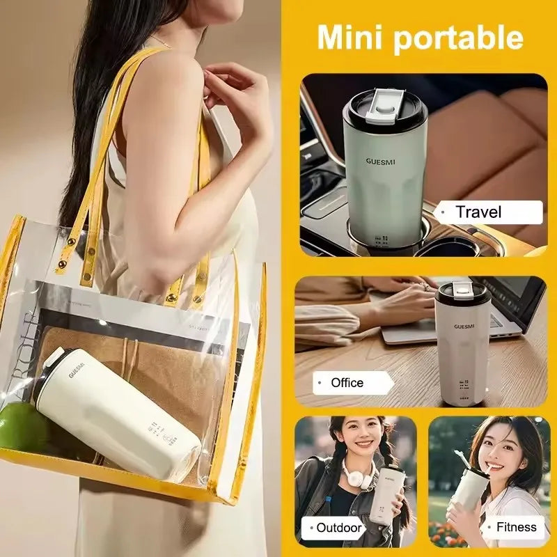 350ml Mini Soy Milk Maker Electric Juicer Blender Breakfast Machine Mixer Wall Breaking Machine Soybean Milk Maker Household