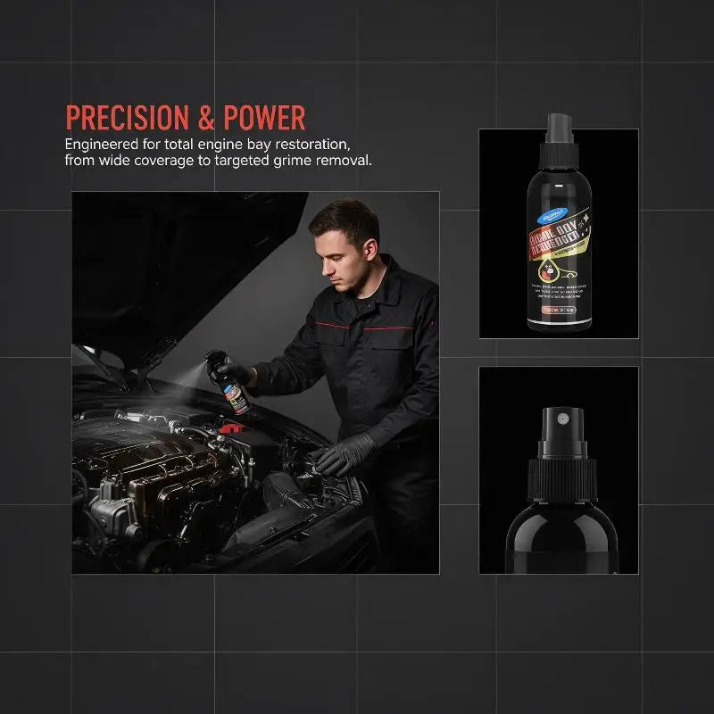 Car Engine Bay Cleaner Powerful Decontamination Cleaning Product For Engine Compartment Auto Detailer Car Cleaning Product