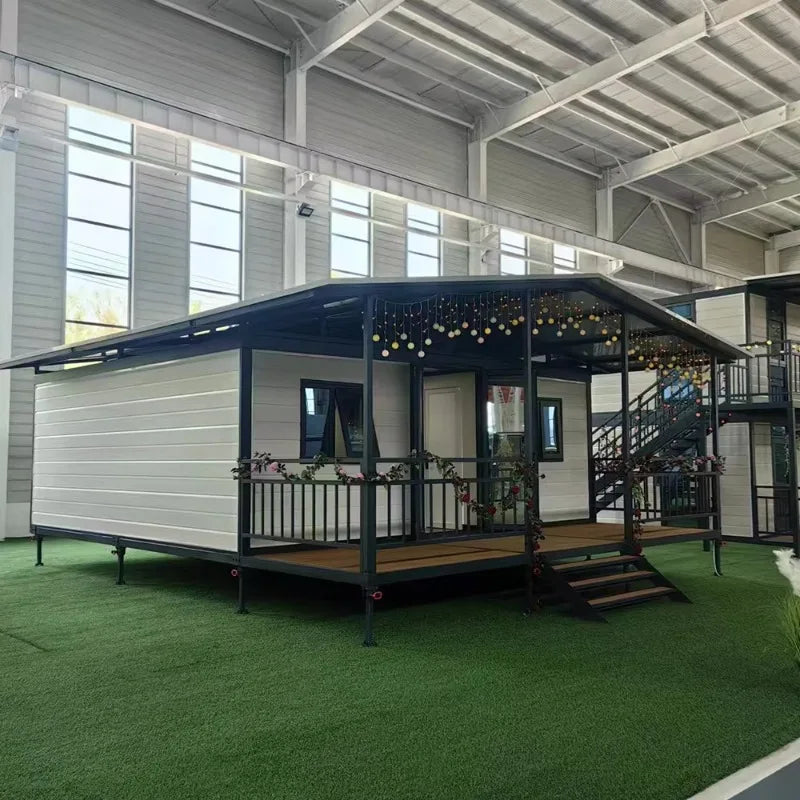 High Quality Affordable Luxury Modular Home Expandable Folding Container House with 1 Bedroom for Living Hotel and Apartment