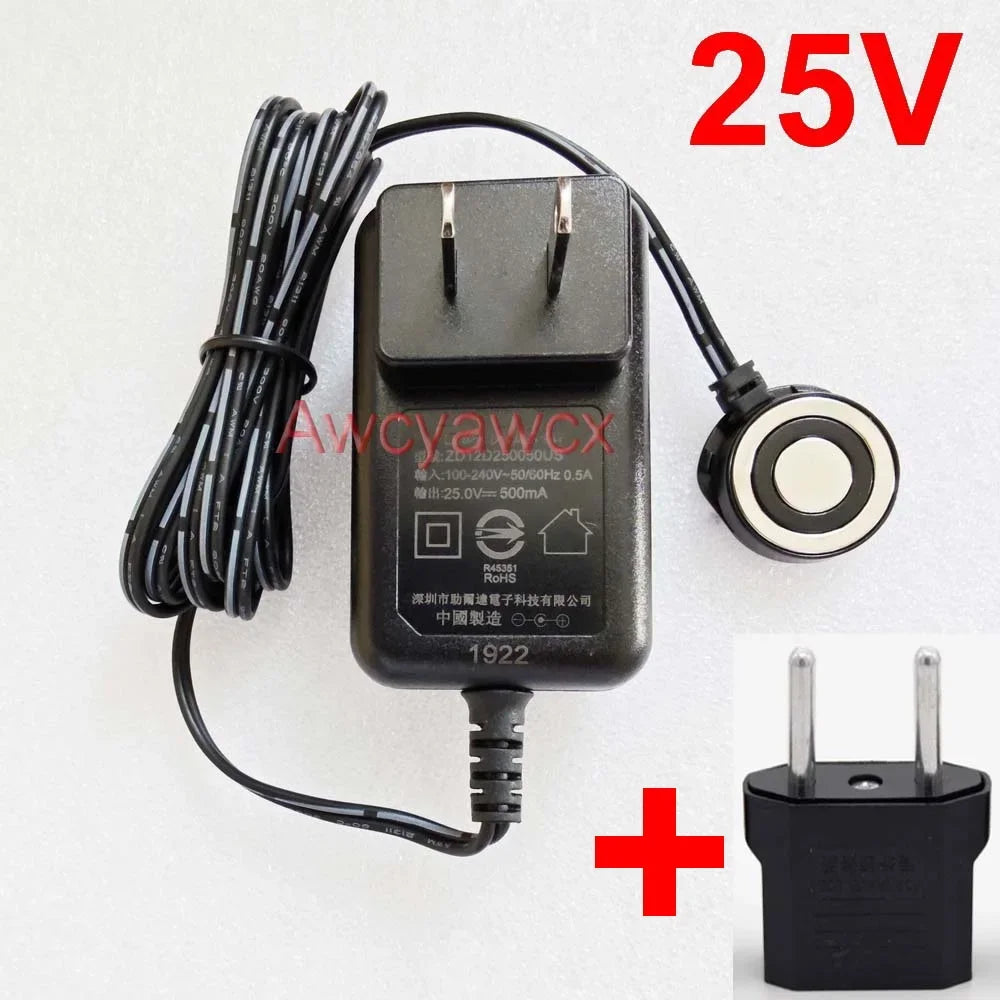 25V 500mA 0.5A Charger Adapter for 18V Philips FC6721 FC6722 FC6723 FC6724 FC6725 FC6730 FC6801 FC6802 FC6812 Vacuum Cleaner