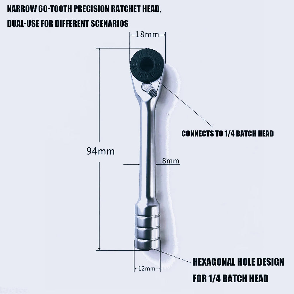 Mini Ratchet Socket Small Repair and Installation Tool  Bicycle Repair Tool  Lightweight and Easy To Carry