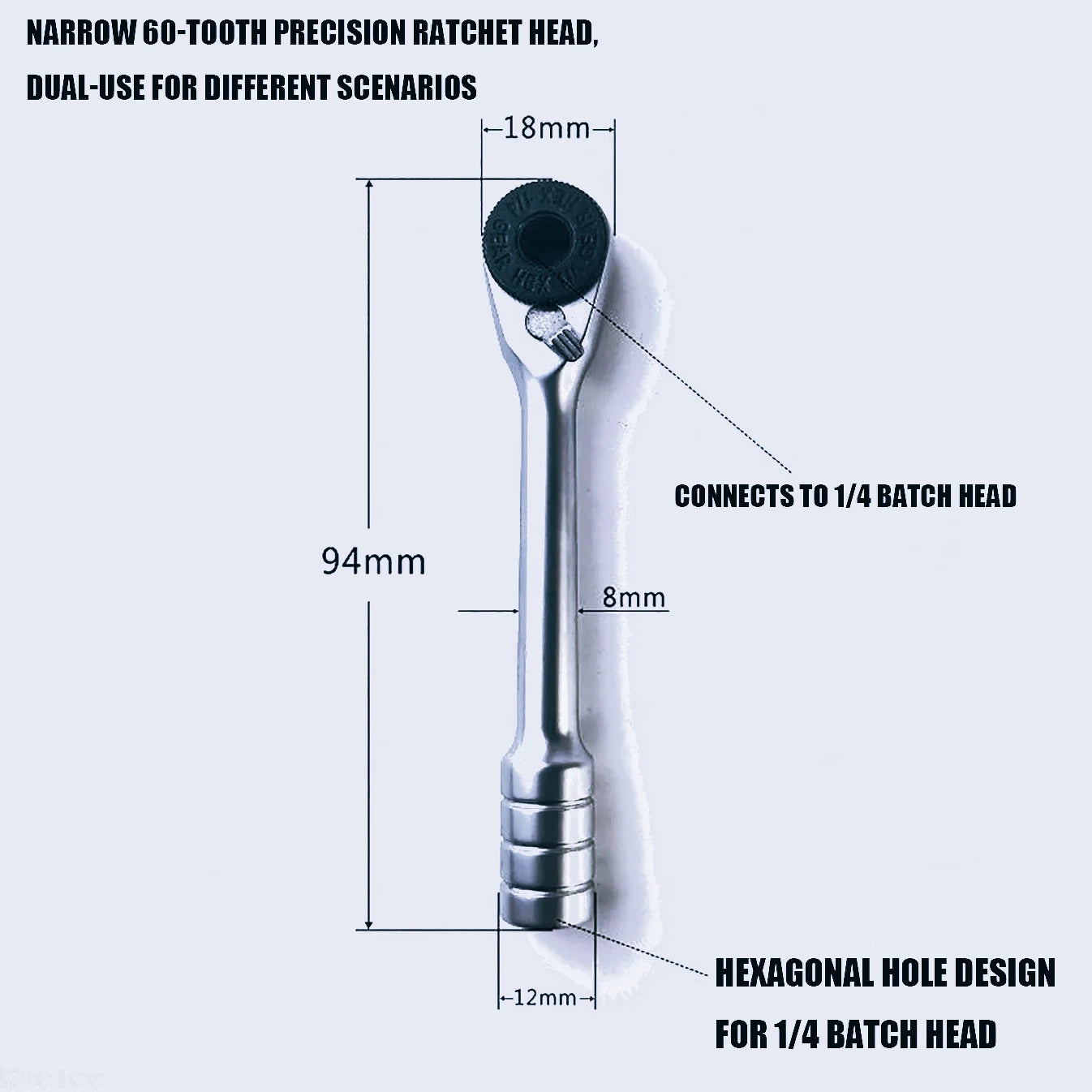 Mini Ratchet Socket Small Repair and Installation Tool  Bicycle Repair Tool  Lightweight and Easy To Carry