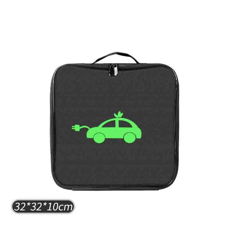 Outdoors Car Storage Charging Gun Storage Bag High-Capacity Portable Waterproof Shock-Absorbing Car Carrying Charger Storage Bag