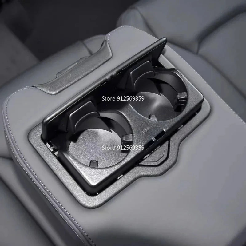 Original Rear Armrest Cup Holders Drinks Beverage Rack for Audi Q2 Q3 Q7 Q8 A3 Q5