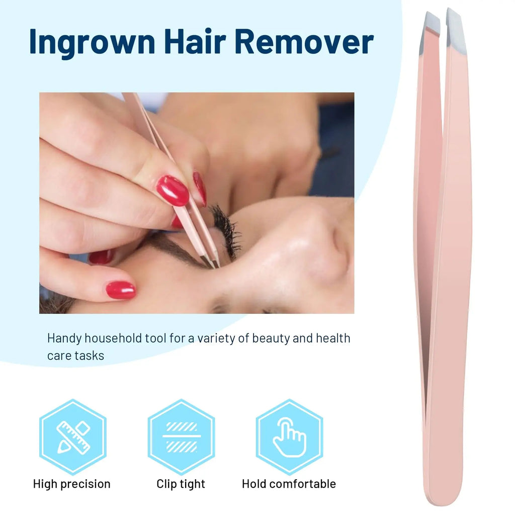 Blackhead Remover Tweezers,Ingrown Hair Tweezers, Precision Blackhead Pimple Extractor, Cell Clips Tweezers, Tweezers for Women