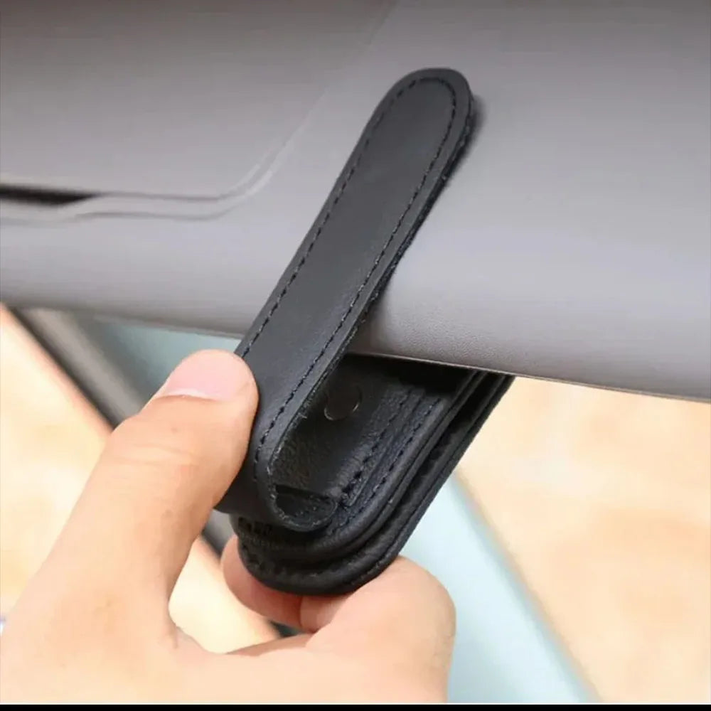 High-end leather car glasses clip,visor sunglass holder,car accessories,for mercedes-benz CLA CES CLS SLK GLK CLK SLS CLG GLE