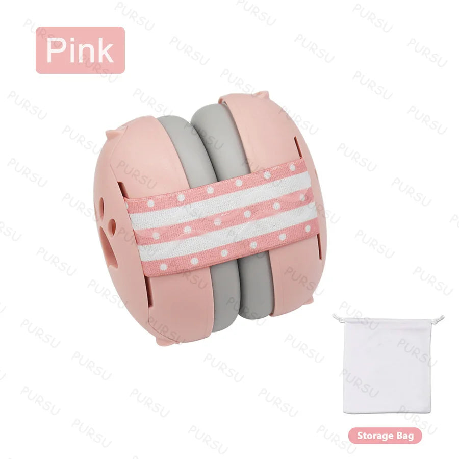 Baby Ear Protection for Babies Toddlers Elastic Noise Reduction Earmuffs Baby Headphones Against Hearing Damage Improves Sleep