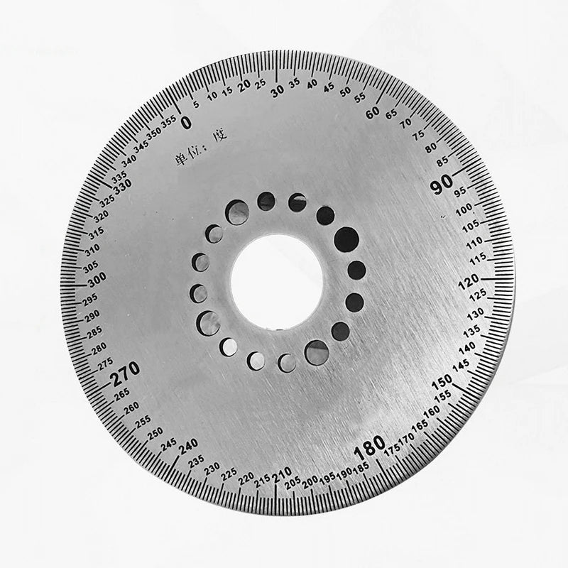 DIY Diameter 70/100mm Dial Scale Identification Dial Degree Graduated Circle Disk Protractor For Machine Measurement Tools