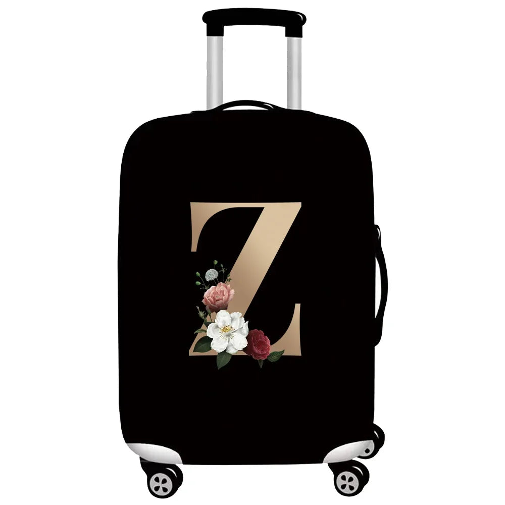 Luggage Protective Cover Travel Accessories Suitcase Dust Wear-resistant Gold Letter Series Protective Case 2026 Fashion
