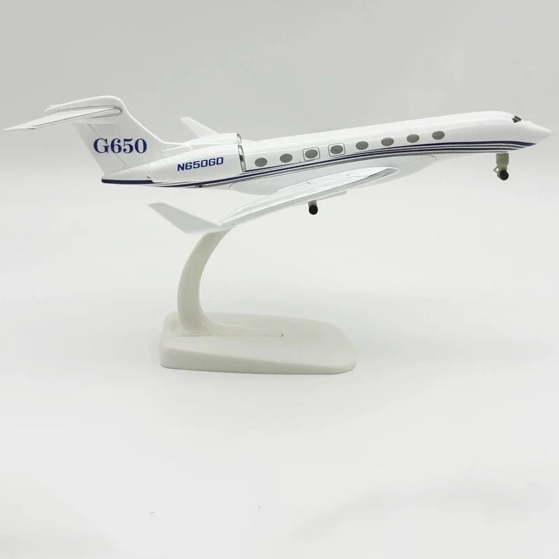 G650ER Series 20CM Scale Aircraft Gulfstream G650ER Airways Metal Model Planes Diecast Business Jet Collected Gift By Aviation