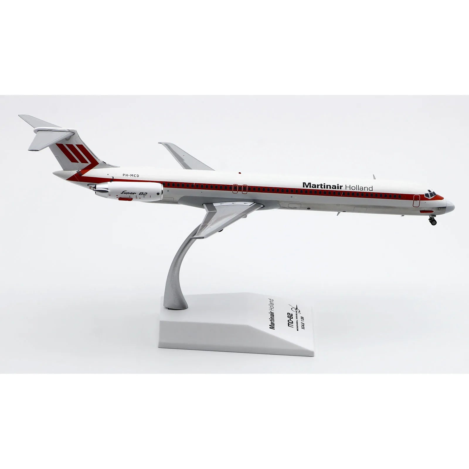 LH2372 Alloy Collectible Plane Gift JC Wings 1:200 Martinair MCDONNELL DOUGLAS MD-82 Diecast Aircraft Jet Model PH-MCD