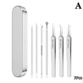 7/8Pcs Blackhead Remover Kit Professional Blackhead  Needle Skin Care Tools Stainless Steel Pimple Extraction Tools