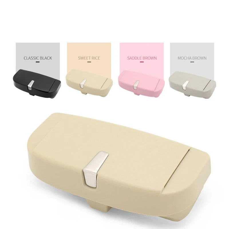 Universal Car Glasses Box Storage Holder Sunglasses Case Mount Auto Interior Accessories Visor Clip for BMW VW Mercedes Benz