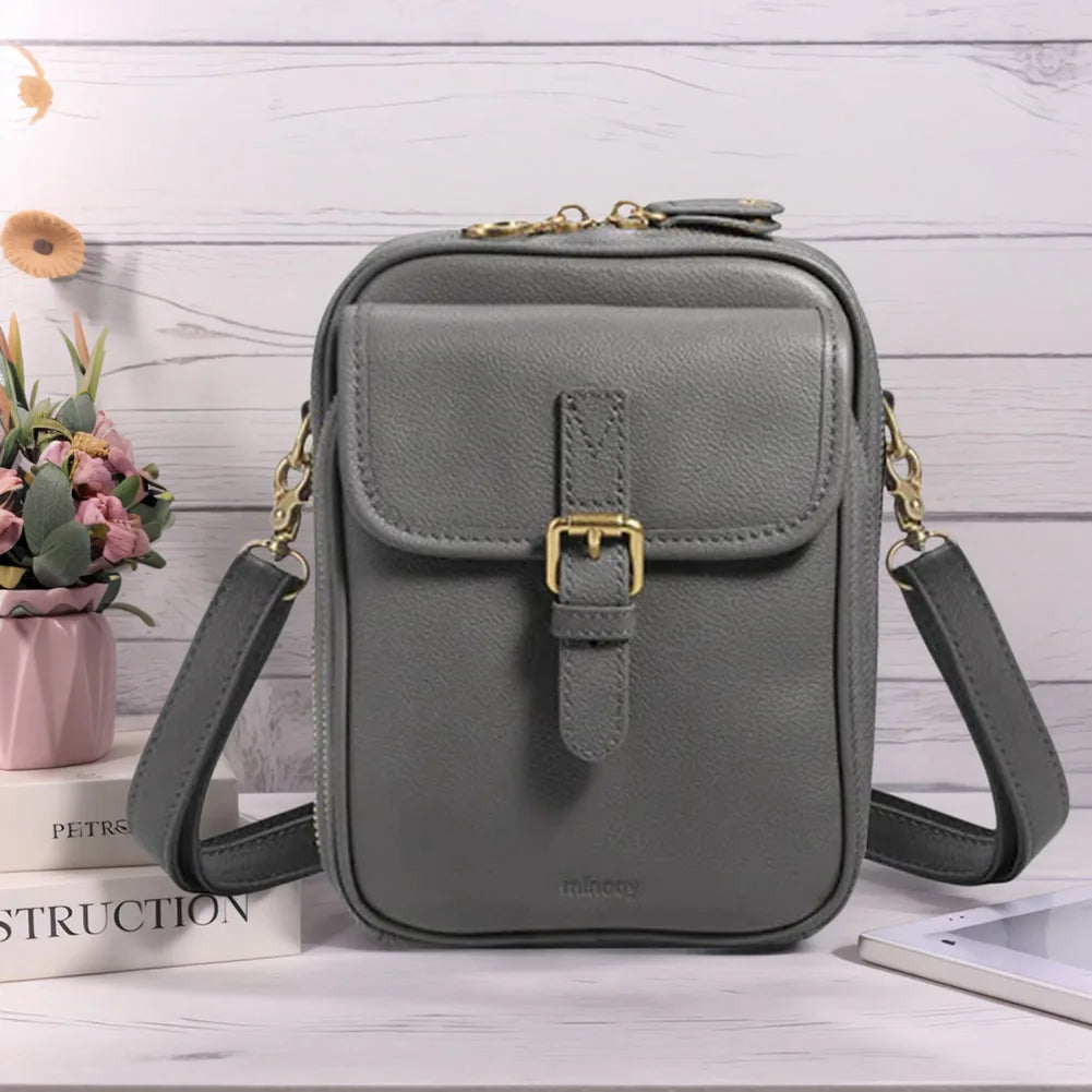 Retro Crossbody Bag Large Capacity Shoulder Bag Fashionable Mini Crossbody Purse Adjustable Removable Strap Wallet Purse