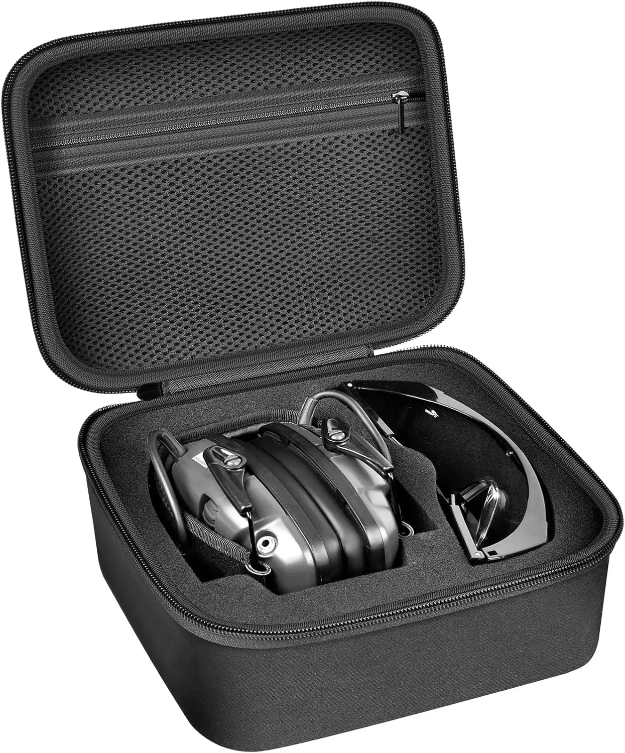 Case for Walker's Razor Slim Electronic Earmuffs/for Howard Leight Shooting Hunting Hearing Ear Protection storage bag