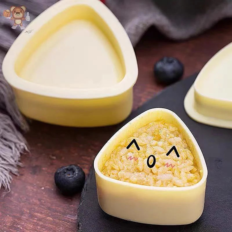 New Diy Sushi Mold Onigiri Rice Ball Food Press Triangular Sushi Maker Mold Japanese Home Kitchen Bento Accessories Tools