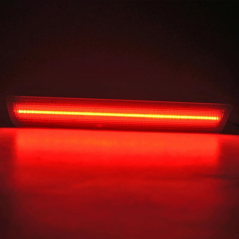 2pcs Front and 2pcs Rear LED Side Marker Lights Smoked Shell Turn Signal Lights for Dodge Challenger 2015-2021