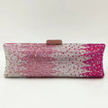 Boutique De FGG Graident Golden Women Long Evening Bags Formal Dinner Crystal Clutch Purses Bridal Rhinestones Clutch Handbags