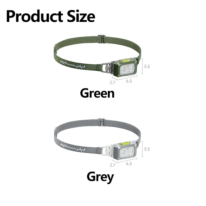 Naturehike Ultra-light waterproof and drop-resistant adjustable headlamp outdoor cycling fishing night running camping headlamp
