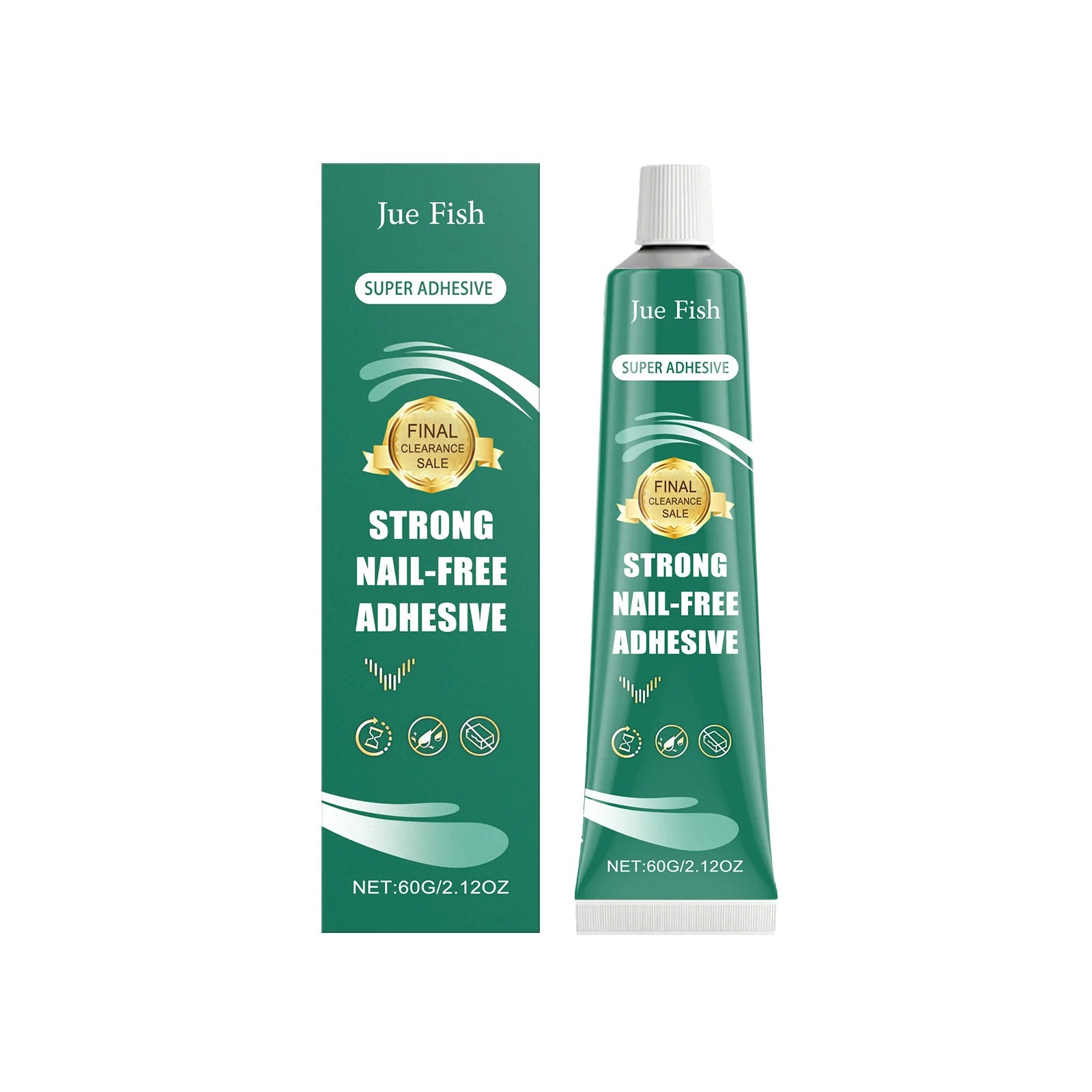 Multi Surface No Nail Adhesive Heavy Duty Quick Dry Instant Bond No Drilling Required Mounting Daily Household Repair Glue