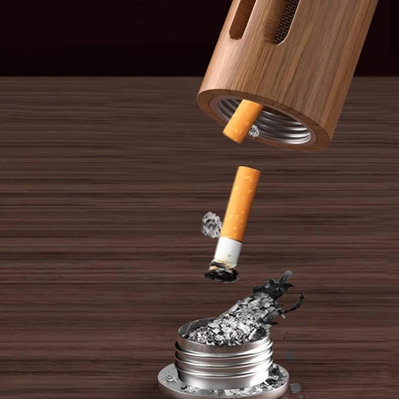Car Ashtray With Anti Bounce Anti Fly And Anti Ash Features For Lazy Drivers To Smoke And Keep Ash From Falling