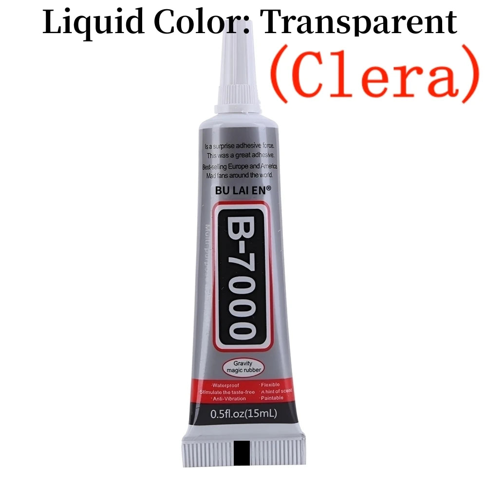 15/50/110ml Adhesive Glue With Precision Applicator Flexible Waterproof Strong Multi Purpose Glue Glass Plastic Jewelry Repair